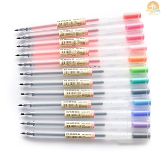 12 unids/set bolígrafo de Gel mm pluma de tinta de Gel de colores bolígrafos confort agarre para dibujar pintura escritura libros para colorear arte proyecto oficina suministros escolares (1)