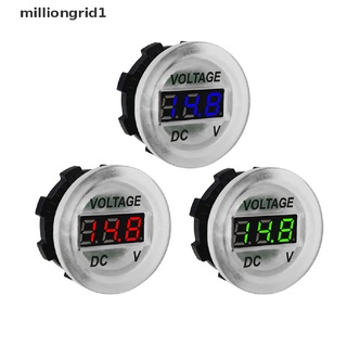 [milliongrid1]panel led digital medidor de voltaje coche motocicleta capacidad de la batería pantalla voltmete caliente (1)