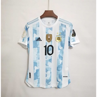Argentina 2021 America Cup Championship Edition Soccer Jersey Messi