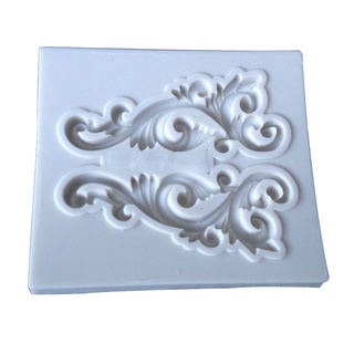 Fir Set de 8 espejo marco de caramelo molde de silicona para Sugarcraft, decoración de tartas,Fondant, (4)