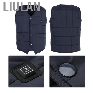 Liulan 5 Sizes Smart Heated Sleeveless Vest Jacket Body Heating Coat USB
