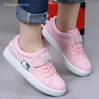 hello kitty niña de dibujos animados zapatos de deporte zapatos de los niños zapatillas de deporte zapatos rosa niñas moda kasut