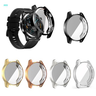 Estuche protector de Tpu Min cubierta de marco Completo protector Para reloj Huawei Gt2 46mm accesorios (1)