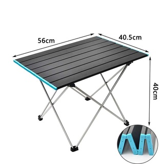 Mesa plegable para acampar al aire libre - mesa plegable de aleación de aluminio D-55
