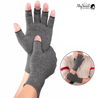 mysw - guantes de compresión para artritis (dedo abierto, para aliviar el dolor)