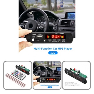 difficulta.cl Remote Control Audio Decoding Board Bluetooth-compatible Car MP3 Player Intelligent for Auto