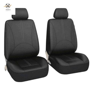 Car Seat Covers Full Set - Premium Faux Leather Automotive Front Seat Protectors for Car Truck SUV