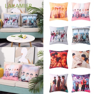 lakamier 45x45cm decoración del hogar funda de cojín love yourself bangtan boys bts funda de almohada nueva k-pop fans ejército ropa de cama sofá tirar