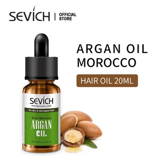 SEVICH aceite para el cabello marruecos cuidado del cabello aceite esencial nutrir cuero cabelludo reparación seco (20 ml)