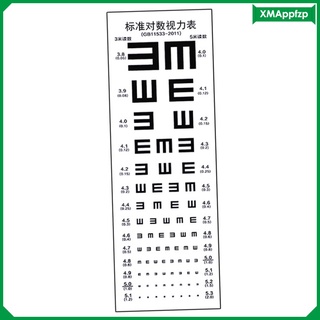 Vintage Eye Chart E Letter Non-reflective Visual Testing Chart School for