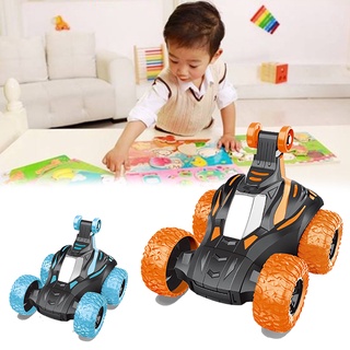 angdeni Dump Truck 360 Degree Rotating Children Gift Plastic Cement Light Concert Rollover Truck Toy for Interactive Play