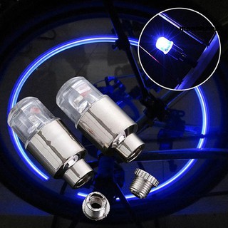MB+Neon LED lámpara Flash neumático rueda válvula tapa luz para coche bicicleta bicicleta motocicleta