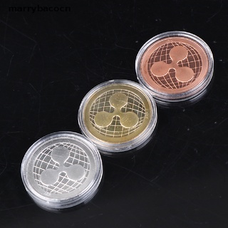 Marrybacocn 1pc Ripple coin XRP CRYPTO Commemorative Ripple XRP Collectors Coin CL