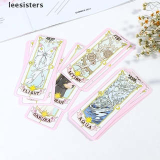 Leesisters 1Set Anime Cardcaptor Sakura Card cosplay prop Card captor Sakura Cards Tarot CL (4)