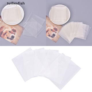 Tuilieyfish 500 Sheets Nougat Wrapping Paper Edible Glutinous Rice Paper Baking Paper CL