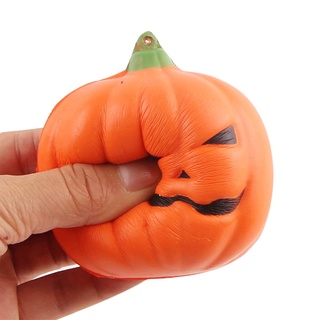 Halloween Soft Pumpkin Cartoon Squishy Slow Rising Squeeze Toy Phone Straps (2)