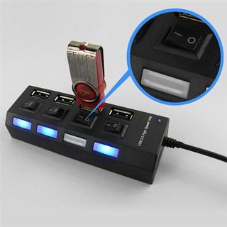 {FCC} Enchufe USB multipuerto de cuatro puertos interruptor USB Hub cargador de carga/estación