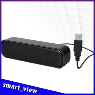 Smart View Store - altavoz portátil para ordenador, Mini altavoz, barra de sonido pequeña alimentada por USB con sonido de alta calidad, portátil Plug and Play (7)