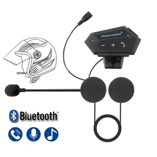 Kit De Llamadas Telefónicas Manos Libres Para Motocicleta Bluetooth 4.2 Auriculares Inalámbricos Intercomunicador Estéreo Antiinterferencia Reproductor De Música (1)