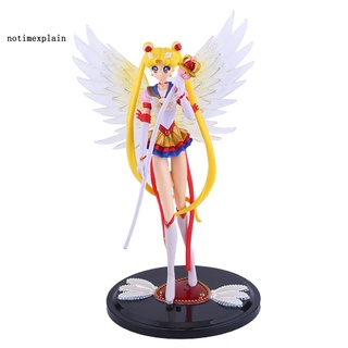 Sailor Moon NTA Portátil Tsukino Usagi Personaje Marinero Luna Figura Juguete Sin Rebabas Para Decoración De Jardín (8)