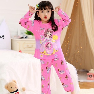 Los niños Baju Tidur pijamas conjunto de bebé niñas lindo ropa de dormir traje de niños pijamas ropa de hogar ropa de dormir ropa de dormir ropa de dormir (4)