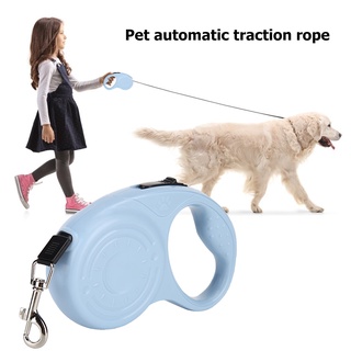 [aleación] correa de rastreo retráctil para perros, nylon, collar para mascotas, lleva cuerda de tracción automática