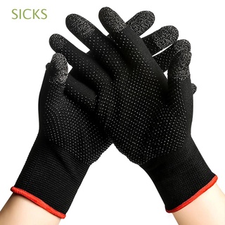 SICKS Games Accessories Gaming Finger Gloves for PUBG Fingertip Gloves Gaming Thumb Sleeve for Mobile Phone Non-Scratch Sensitive Touch Touch Screen Finger Sleeve Sweat Proof Game Finger Cover/Multicolor