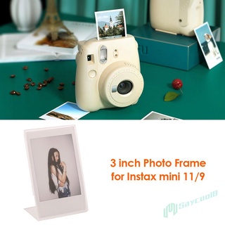 Fujifilm Instax Mini película marco de fotos de cristal marcos de arte regalos de cumpleaños (7)
