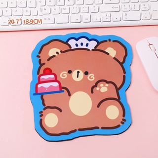 [Cute Bear Mouse Pad][ Ins Girl Heart Student Computer Small Mouse Non-slip Pad][Personalized Mouse Pad Is Suitable For Laptop Office Decoration Accessories Gifts] (8)