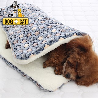 Pet Tapete De lana caliente pequeño estampado De Pata Grande Gato perro Cachorro manta suave Cama almohada almohada (4)