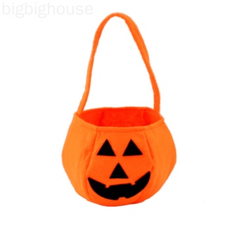 [BBH] Niños encantadora decoración de Halloween saco de caramelos de Halloween bolsas de calabaza de tela no tejida niños truco o tratar bolsas
