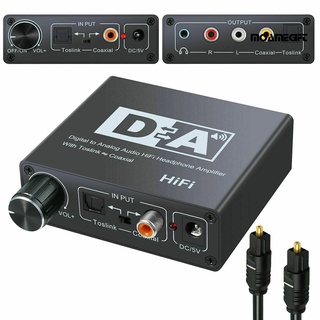 Adaptador De audio Digital Coaxial 192khz moamegift a Analógico R/L Rca De 3.5 mm De Alta fidelidad convertidor convertidor De audio