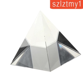 [caliente!] 50mm K9 Artificial cristal pirámide prisma decoración del hogar adorno ciencia
