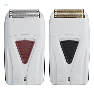Vonl USB recargable afeitadora fuerte de doble red de afeitar eléctrica portátil de vaivén de carga de una sola malla de afeitar eléctrica para los hombres cuidado de la cara multifunción afeitado