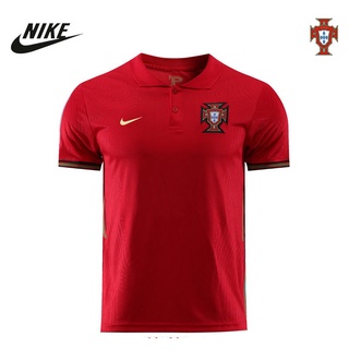 Ready Stock ! Nike ! 20-21 European Cup Portugal Home Sweat Pure cotton Comfortable Championship Jersey Home Football Jersey Football Jersi
