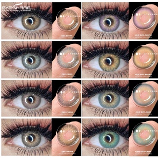 Eyeshare 1 par de lentes de contacto para ojos cosméticos de color Natural maquillaje para ojos