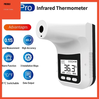 [en Stock] termómetro de frente infrarrojo K3 Pro montado en la pared sin contacto con alarma de fiebre