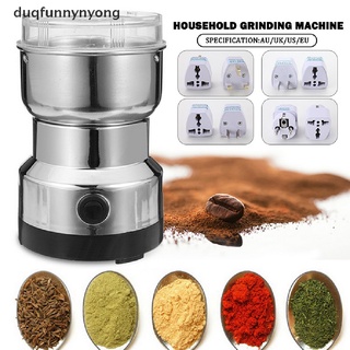 [duq] molinillo de café hierbas eléctricas inoxidables, especias, nueces, granos, granos de café