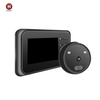 2.4 pulgadas pantalla digital mirilla visor timbre ir visión nocturna electrónica puerta ojo cámara timbre monitor interior r11