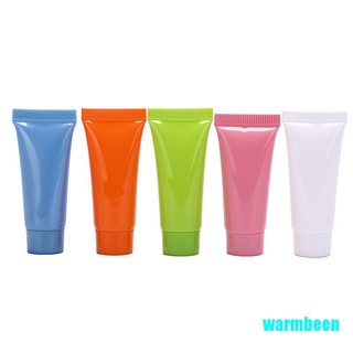 Warmbeen 5pcs cosmética suave tubo 5 ml loción plástico contenedores vacíos botellas reutilizables (1)