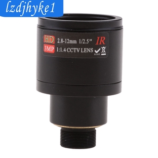 SafeTrip 2.8-12mm 1/2.5\" F1.4 CCTV Video lente de Zoom Vari-focal para cámara de vigilancia