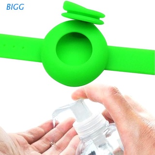 BIGG Hand Sanitizer Disinfectant Sub-packing Silicone Bracelet Wristband Dispenser