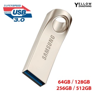 64/128/256/512G para Samsung Metal USB 3.0 Flash Drive Memory Stick U Disk para PC