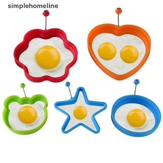 Simplehomeline: molde de silicona para huevos fritos, molde para panqueques, cocina, herramientas para huevos (6)
