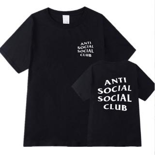 (listo stock) nueva camiseta de alta calidad para hombre y mujer camisetas anti social club impreso camisetas