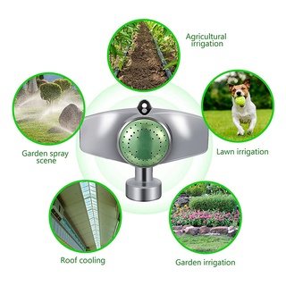6 pzs aspersores con patrón Circular para jardín/jardín/rociador ajustable con patrón de 360 grados (2)