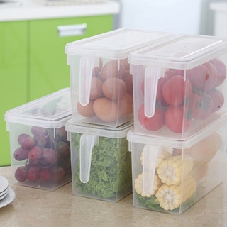 [aleación] refrigerador caja de almacenamiento de alimentos tipo cajón de cocina transparente caja sellada
