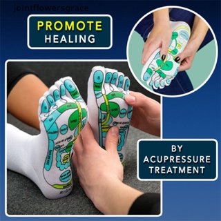 jgcl acupresión reflexología calcetines fisioterapia masaje aliviar los pies cansados calcetines grace