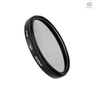 Nuevo Andoer 58 mm Digital Slim CPL polarizador Circular filtro de vidrio polarizador para lente de cámara DSLR