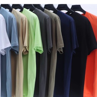 Camiseta de verano Unisex algodón Tee más el tamaño de cuello redondo manga corta C03519